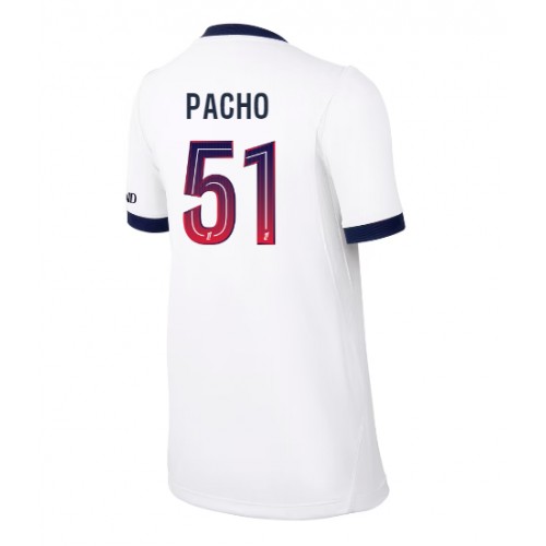 Paris Saint-Germain Willian Pacho #51 Vieraspaita Naiset 2026-27 Lyhythihainen